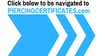 Piercing Body Art Certificate